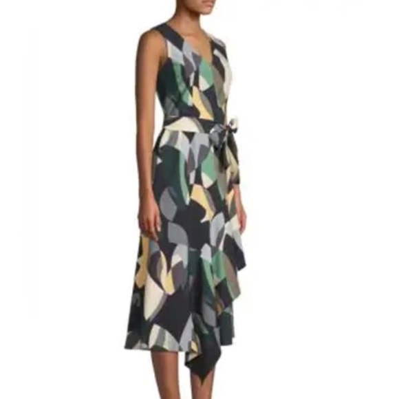 Lafayette 148 Telson Ornamental Mosaic Dress size 4 - Picture 2 of 9